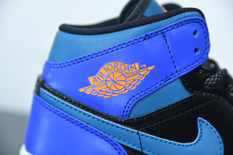 air jordan 1 mid racer blue green abyss 554725-440