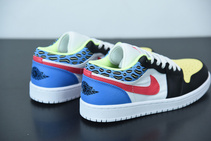 air jordan 1 low gs ‘funky patterns’ dh5927-006