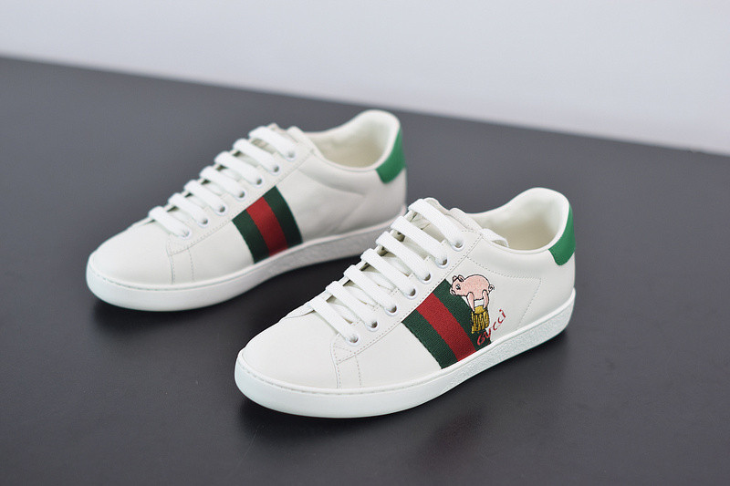g*u*i ace embroidered low-top sneaker