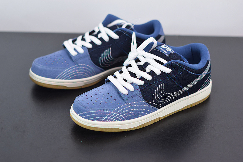 nike dunk low denim sashiko cv0316-400