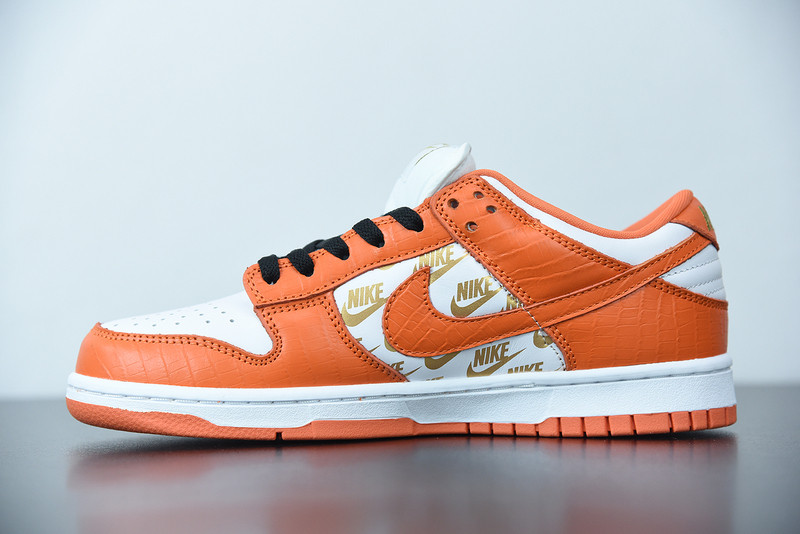 nike sb dunk low S*p*e x nike orange dh3228-181