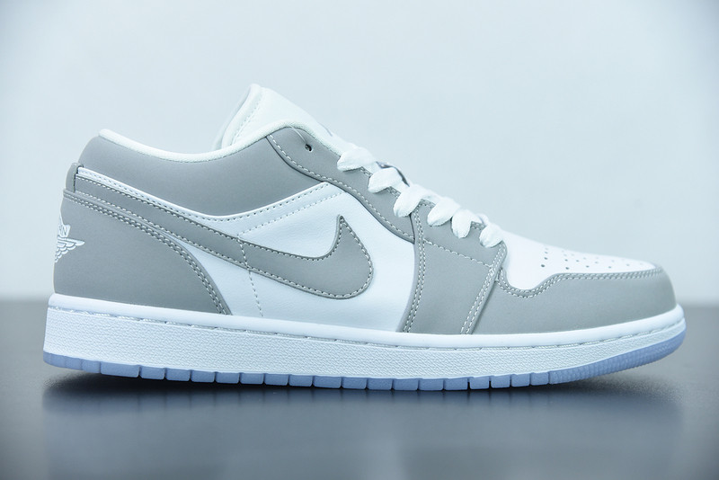 air jordan 1 low ''white wolf grey'' dc0774-105