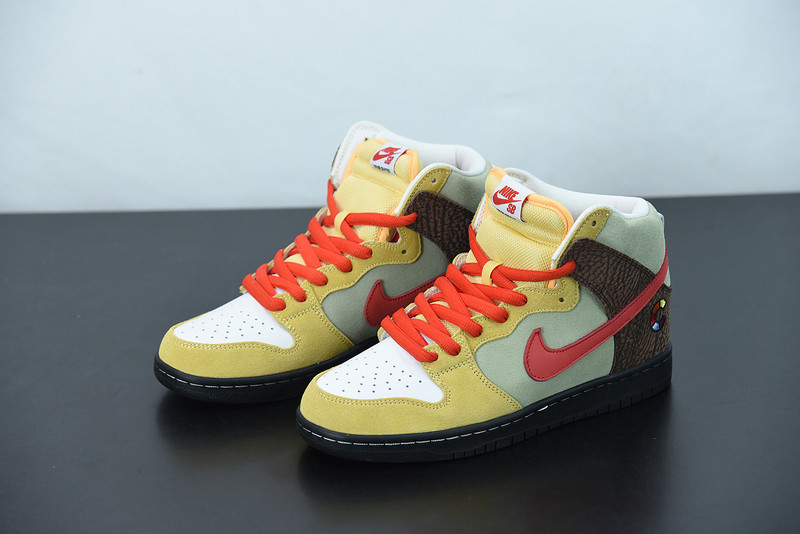 color skates x nike sb dunk high kebab and destroy cz2205-700