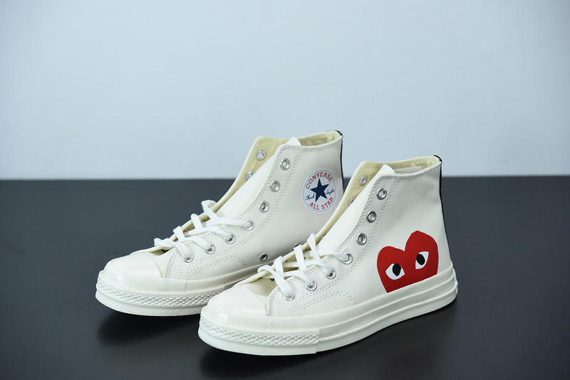cdg play x converse