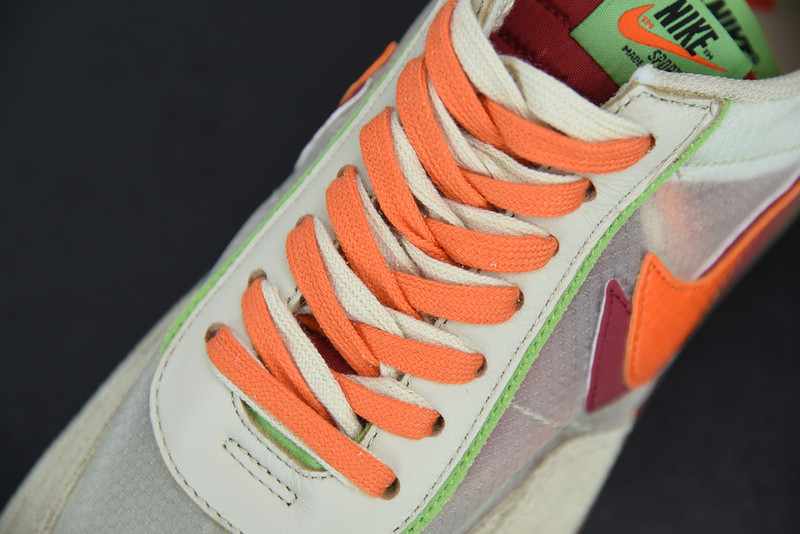 nike ldv waffle clot sacai net orange blaze dh1347-100