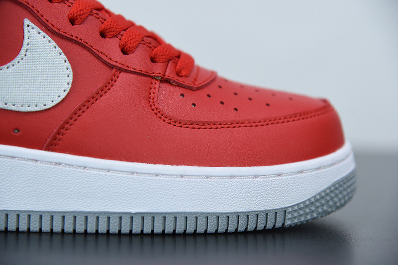 nike air force 1 low in red and grey dd7113-600