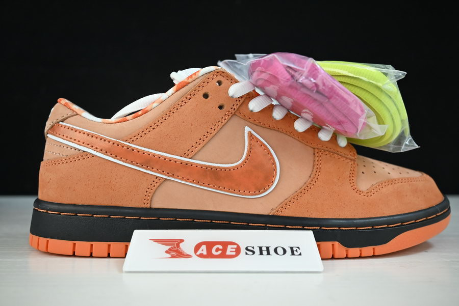 concepts x nike sb dunk low "orange lobster" fd8776-800