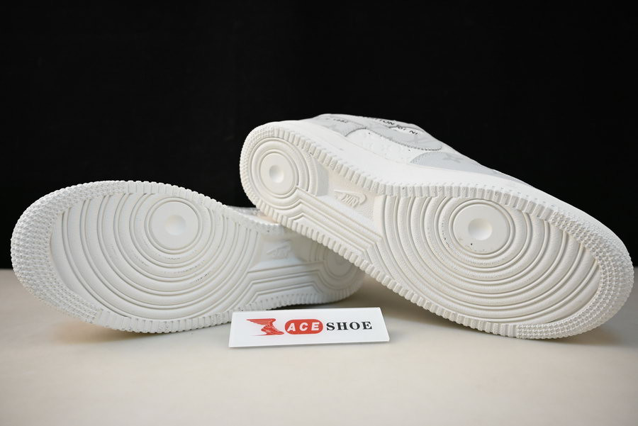 2022 lvt x nike air force 1 07 low white grey ld4631-201
