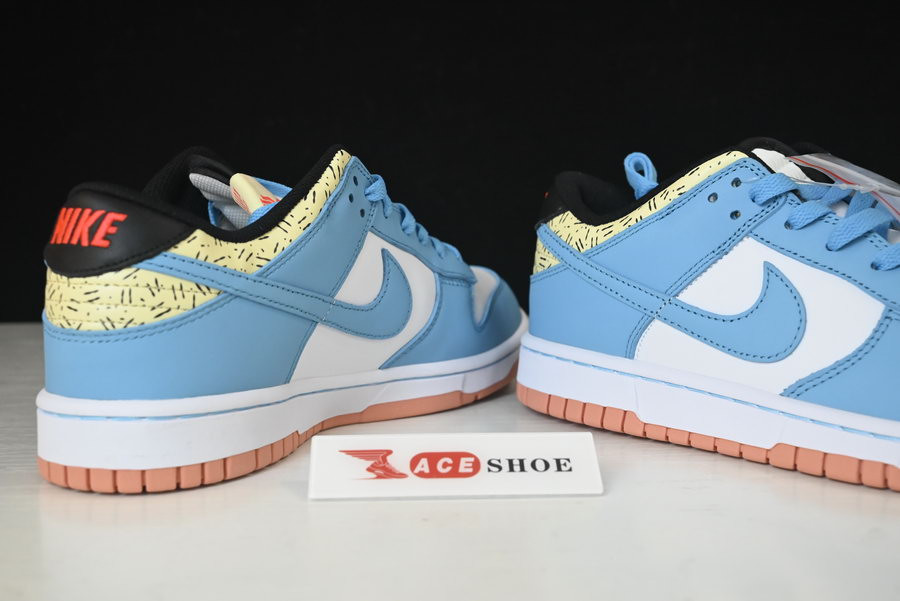 kyrie irving x nike dunk low baltic blue white dn4179-400