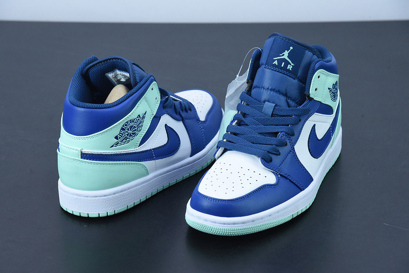 air jordan 1 mid “blue mint” 554724-413