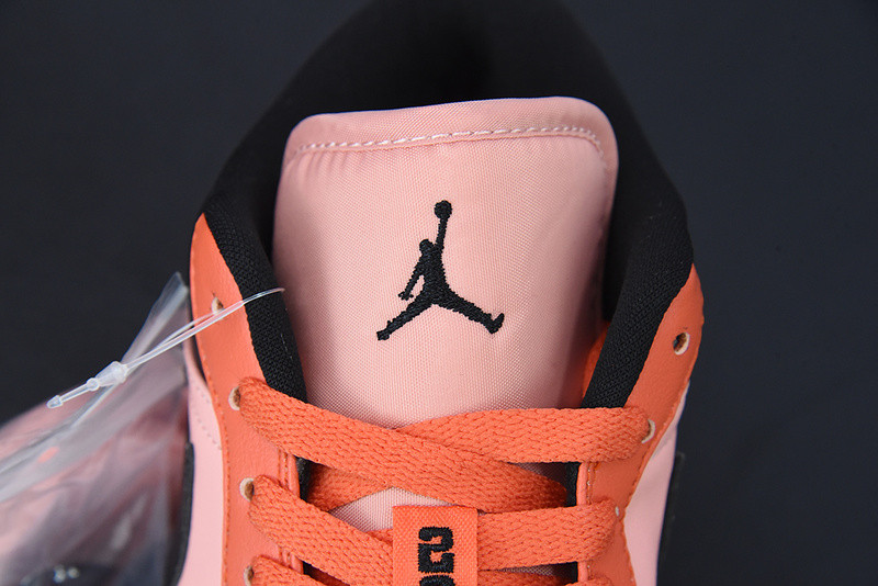 air jordan 1 low orange black dm3379-600
