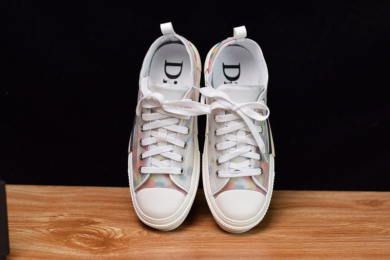 dio* b23 oblique low top sneakers t00853-1063