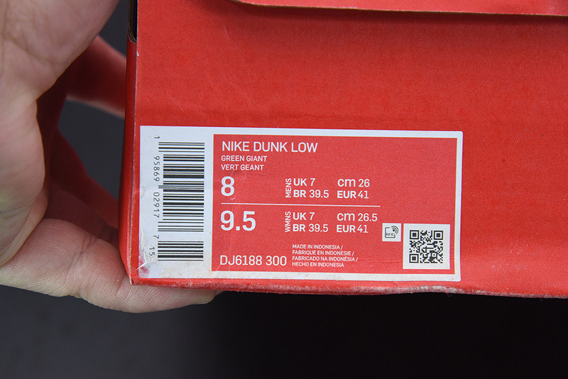 nike dunk low green white dj6188-300