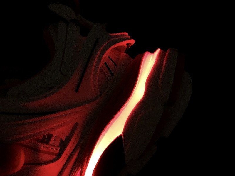 bc track mule clear sole sneakers 3.0 led
