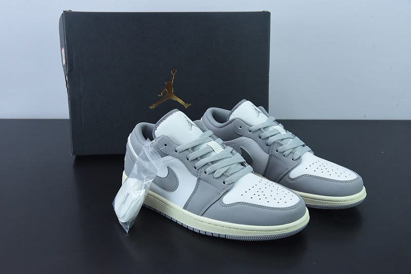 air jordan 1 low “vintage grey” 553558-053