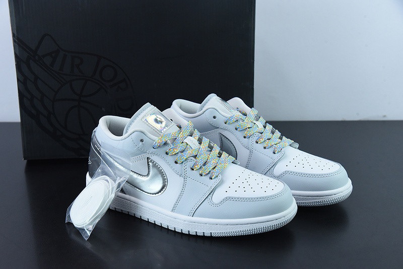 air jordan 1 low se tear away silver dx6070-101