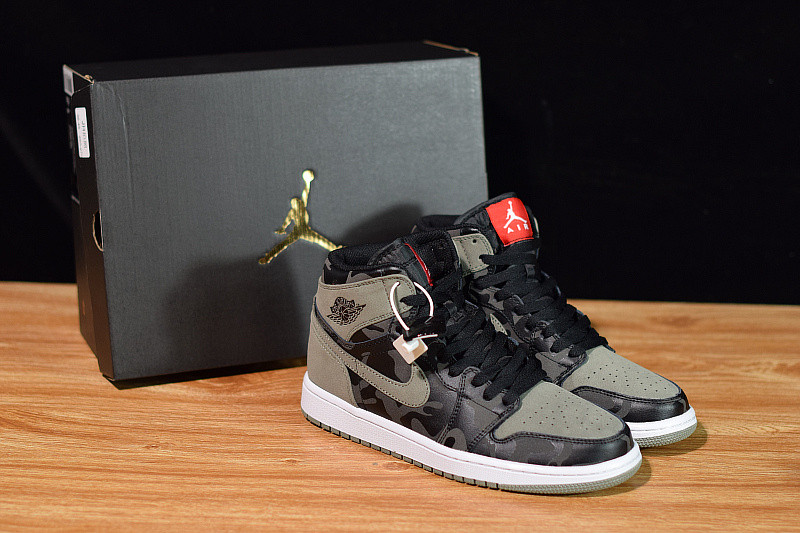 air jordan 1 retro high prem "camo pack" aa3993-034