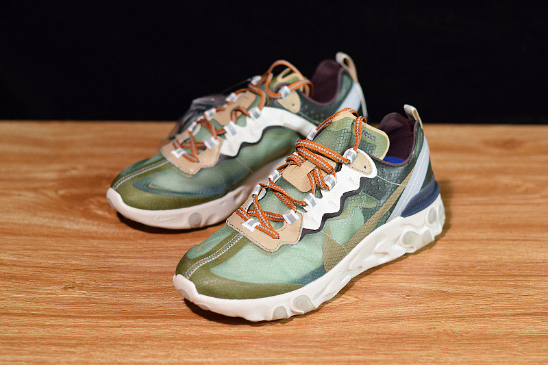 nike react element 87 undercover green mist bq2718-300