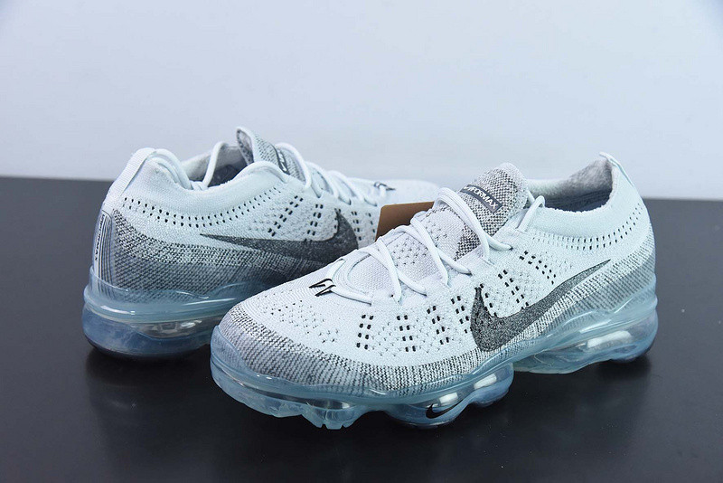 nike vapormax 2023 flyknit grey black dv1678-004