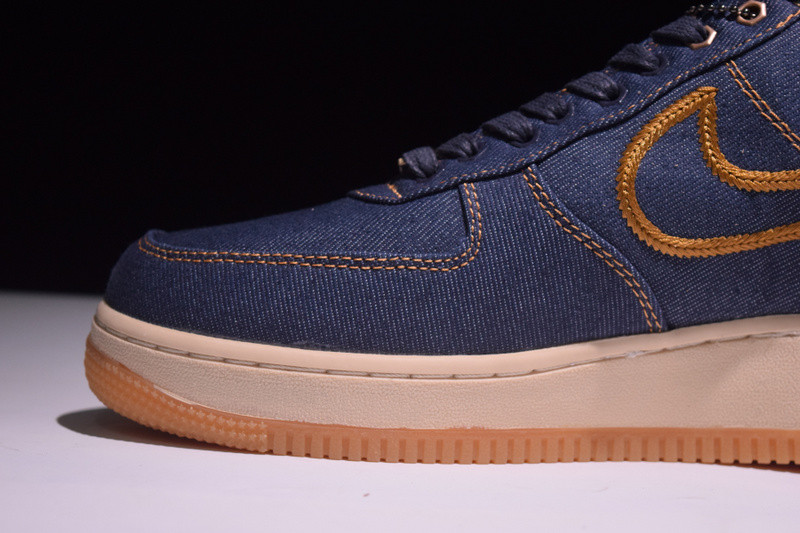 nike air force 1 low premium "denim" 318775-404