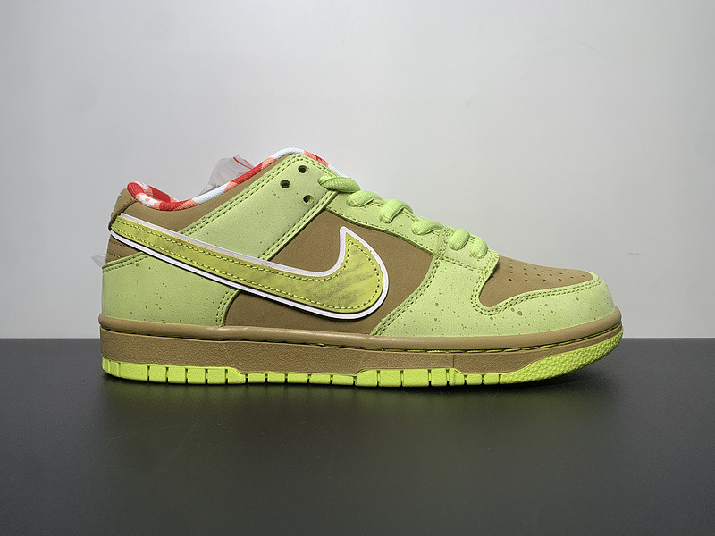 concepts × nike dunk sb fluorescent yellow lobster bv1310-566