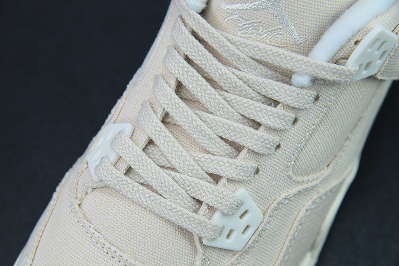 air jordan 4 canvas sail cement grey dq4909-100
