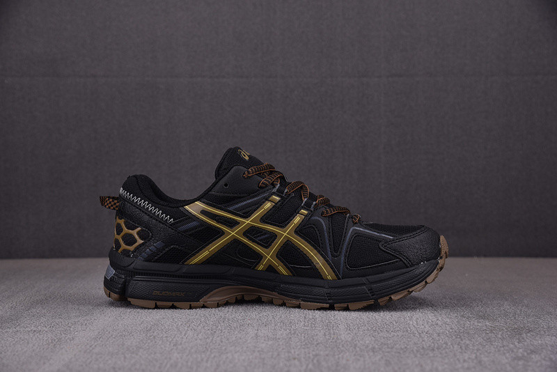 As*ic*s gel‑kahana 8 retro wear‑resistant trail black brown ''black clay canyon'' 1011b133‑001