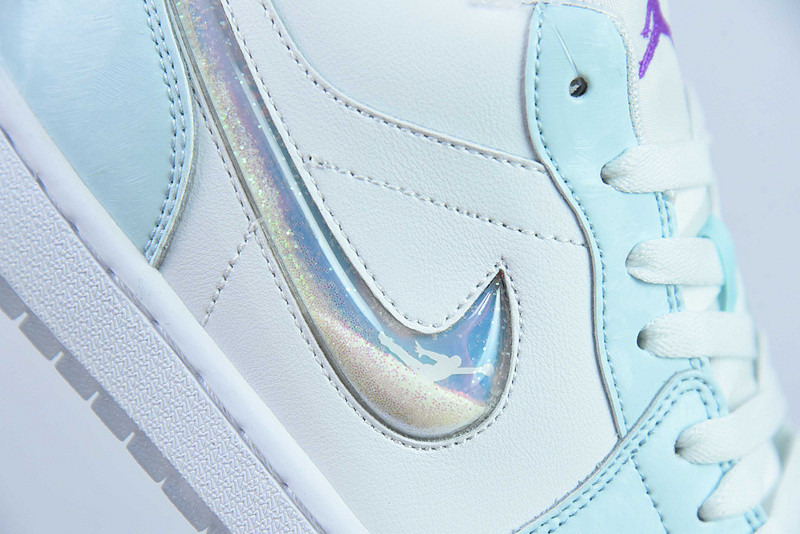 air jordan 1 low se gs aj1 glacier blue white hj3481-491