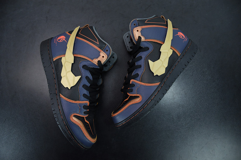 gundam x dunk high “banshee” dh7717-400
