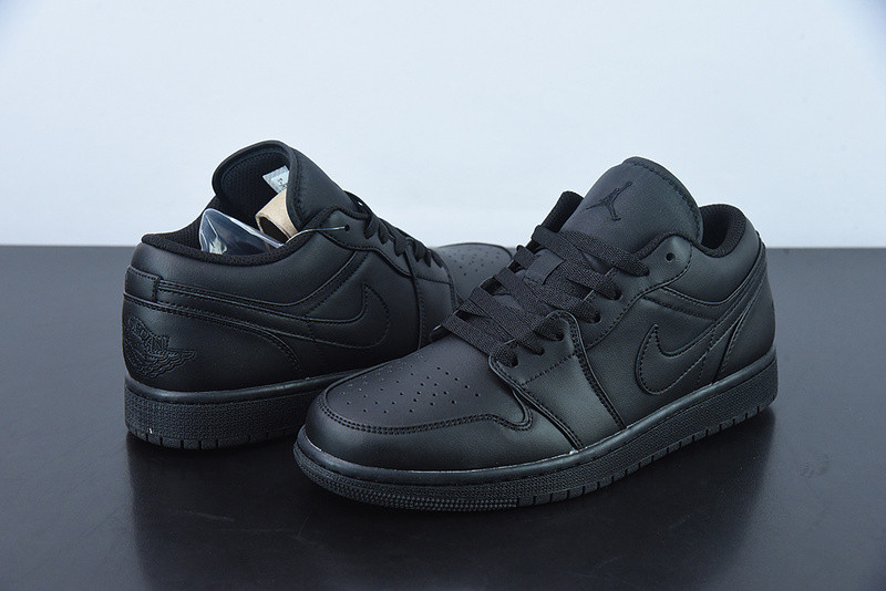air jordan 1 low triple black (2022) 553558-093