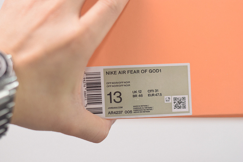 nike confirms air fear of god 1 “triple black” ar4237-005