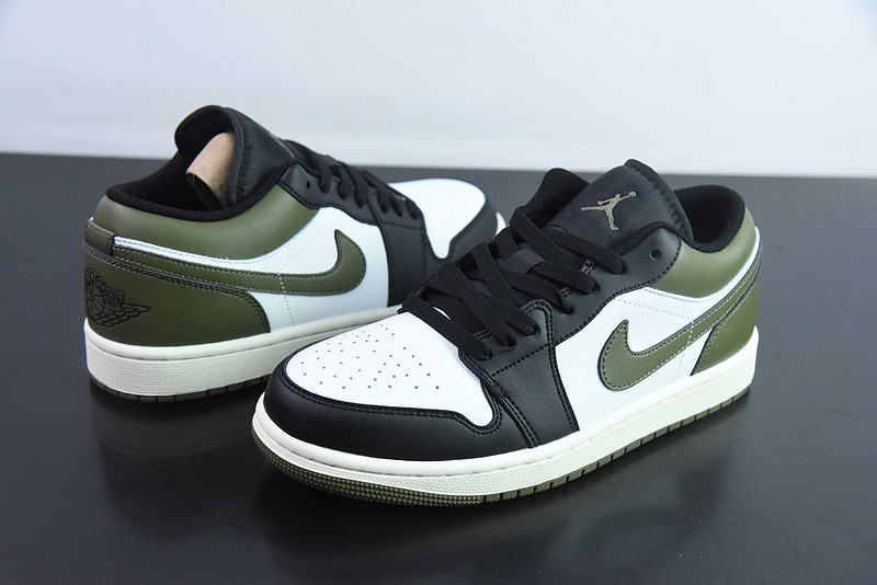 Air Jordan 1 Low Medium Olive 553558-092