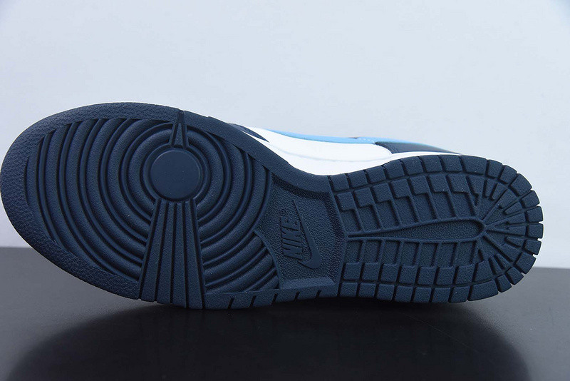 nike dunk low white navy university blue fn7800-400