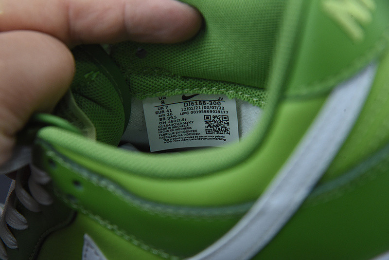nike dunk low green white dj6188-300