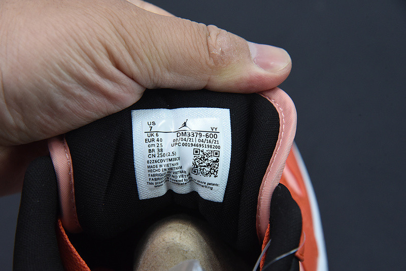 air jordan 1 low orange black dm3379-600