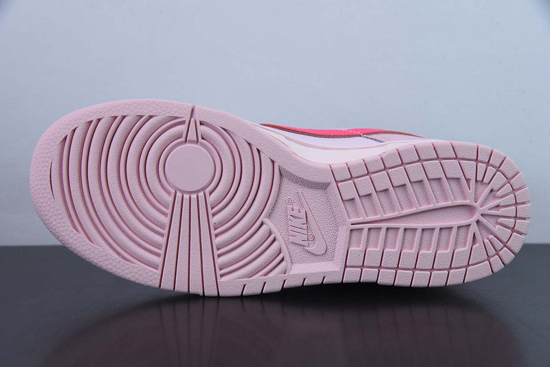 nike dunk low triple pink (gs) dh9765-600