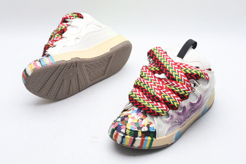 lanvin curb sneaker