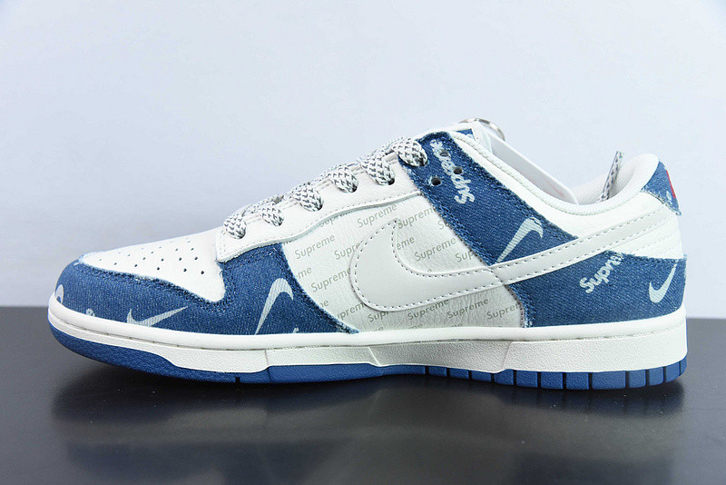 nike sb dunk low S*p*e denim blue off white red fc1688-194