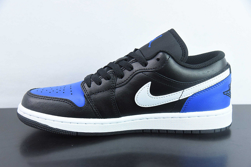 Air Jordan 1 Low Black Royal Toe 553558-042