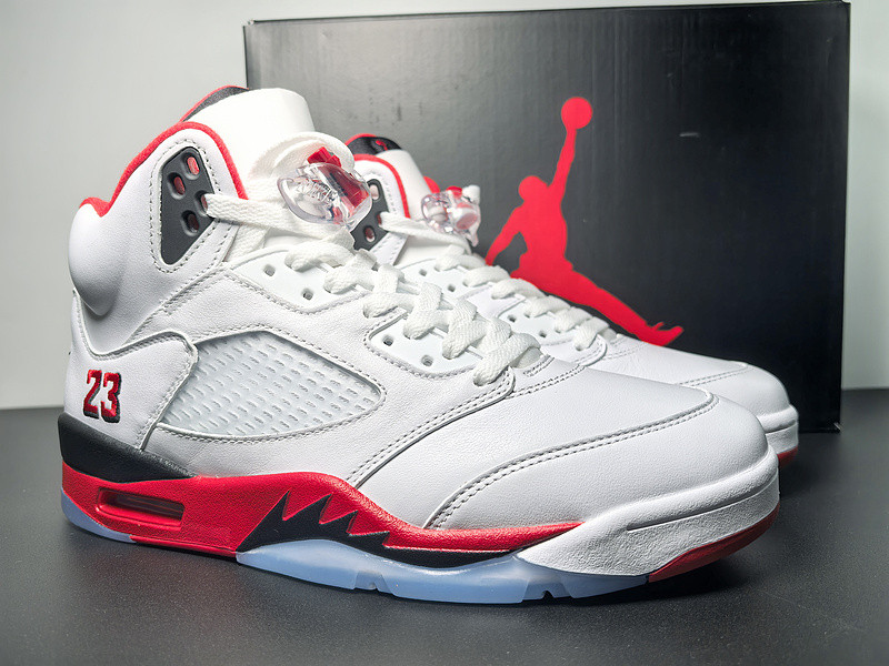 Air Jordan 5 Fire Red Black Tongue HQ7978-101