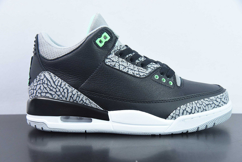 air jordan 3 "green glow" ct8532-031