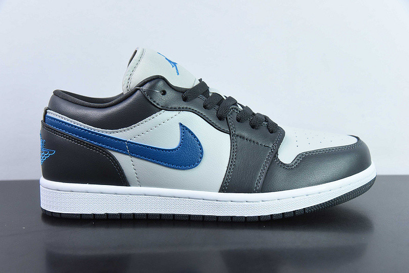 air jordan 1 low “anthracite/industrial blue” dc0774-040
