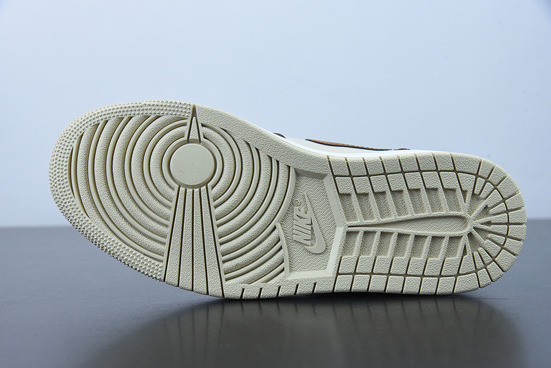 air jordan 1 mid se brown basalt oatmeal do6699-200