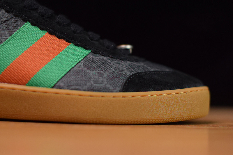 g*u*i jbg leather and suede