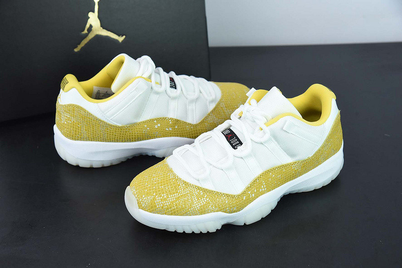 air jordan 11 low “yellow snakeskin” ah7860-107