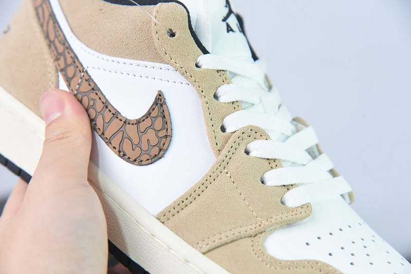 air jordan 1 low brown elephant dz4130-201