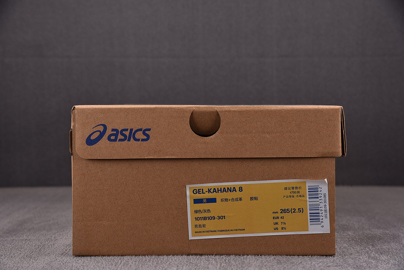 As*ic*s gel‑kahana 8 green/black 1011b109‑301