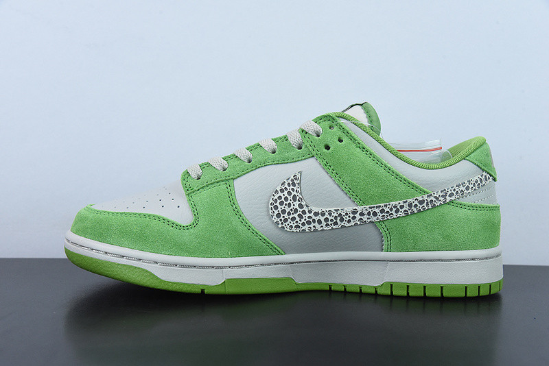 nike dunk low safari swh “chlorophyll” dr0156-300