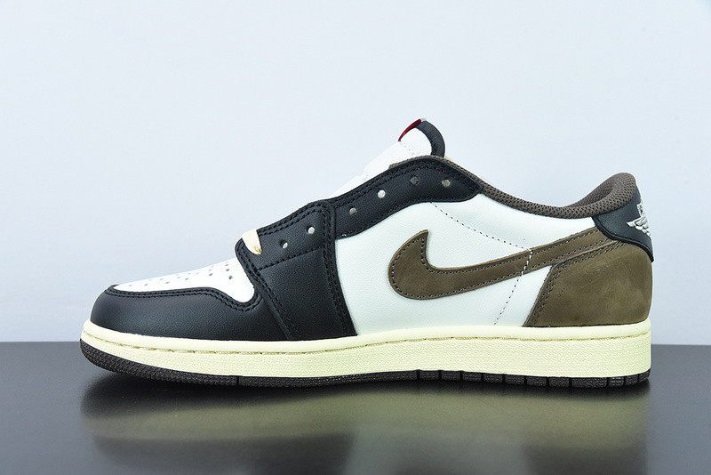 travis scott x air jordan 1 low dark mocha black cq4277-105
