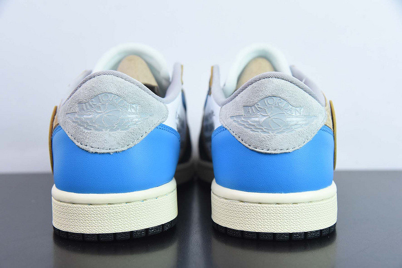 of x air jordan 1 low